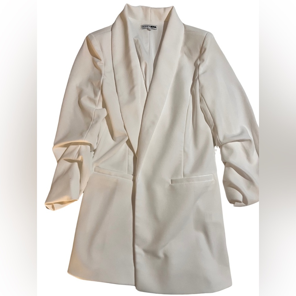 White Fashion Nova Blazer